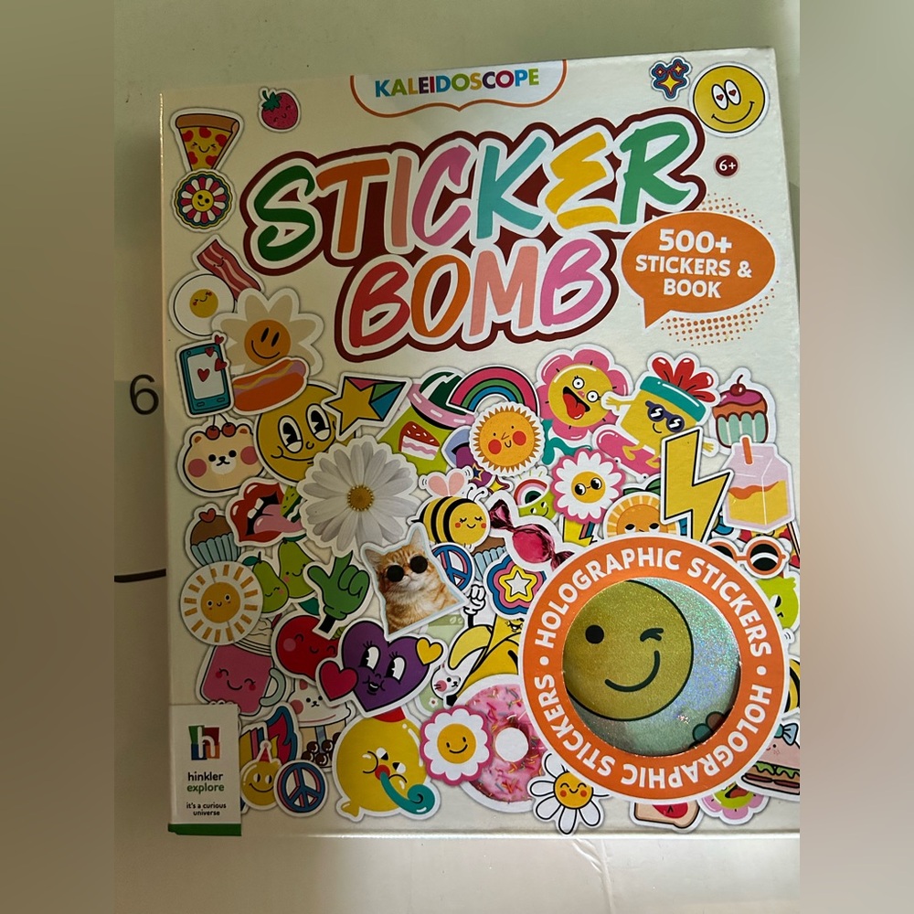 Sticker Bomb Book with Holographic Stickers